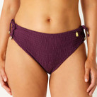 Annadiva Swim Smocky Hohe Bikini Hose mit Seitlichen Bändern Berry