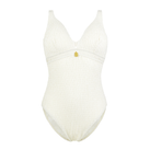 Annadiva Swim Smocky Badeanzug Off White