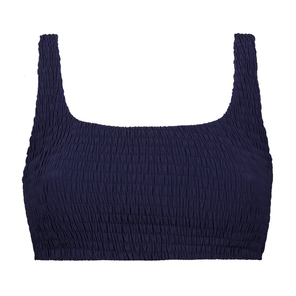 Annadiva Swim Smocky Bralette Bikini Oberteil Midnight