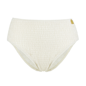Annadiva Swim Smocky Hohe Bikini Hose Off White