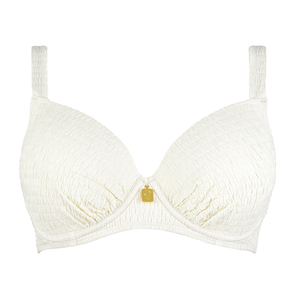 Annadiva Swim Smocky Vorgeformtes Balconette Bikini Oberteil Off White