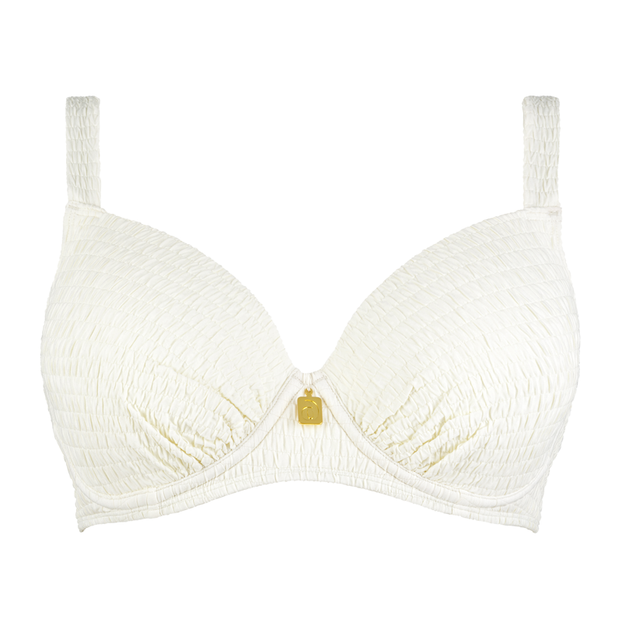 Annadiva Swim Smocky Vorgeformtes Balconette Bikini Oberteil Off White