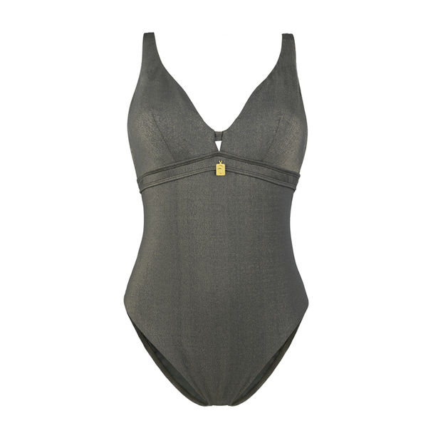 Annadiva Swim Sparkling Jungle Badeanzug Seagreen