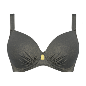 Annadiva Swim Sparkling Jungle Vorgeformtes Balconette Bikini Oberteil Seagreen