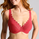 Panache Swim Spirit Plunge Bikini Oberteil Red