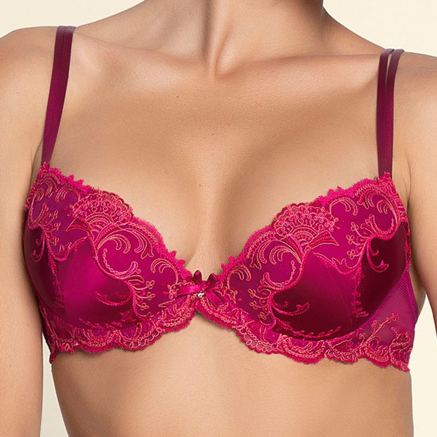 Lise Charmel Splendeur Soie Vorgeformter BH Splendeur Carmin