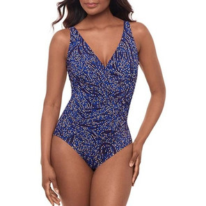 Miraclesuit Spotlight Oceanus Badeanzug Plum