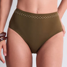 Aubade Bademode Summer Stars Hohe Bikini Hose Khaki