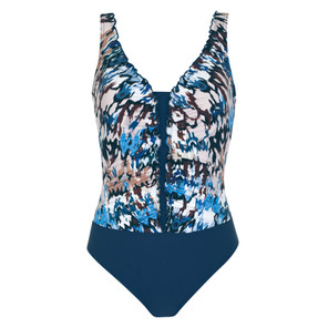 Sunflair Badeanzug Blau Print