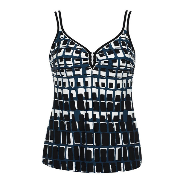 Sunflair Tankini Oberteil Schwarz Weiss