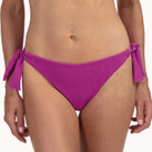 Cyell Texture Viola Bikini Hose mit Seitlichen Bändern
