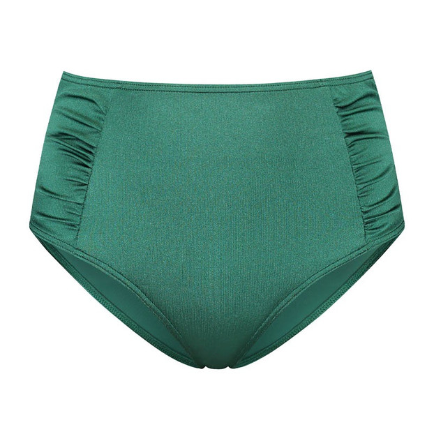 Cyell Badmode Treasure Green Bikini-Unterteil mit hoher Taille