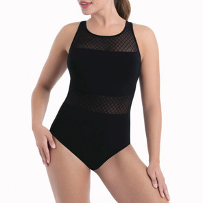 Anita Care Swim Tropical Opulence Prothesen Badeanzug Schwarz