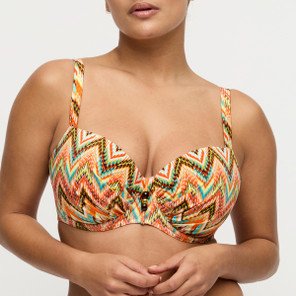 Primadonna Swim Tubou Vorgeformtes Balconette Bikini Oberteil Ikat Summer
