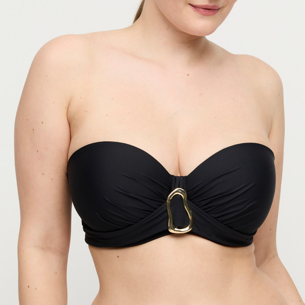 Primadonna Swim Uvita Strapless Bikinitop Zwart