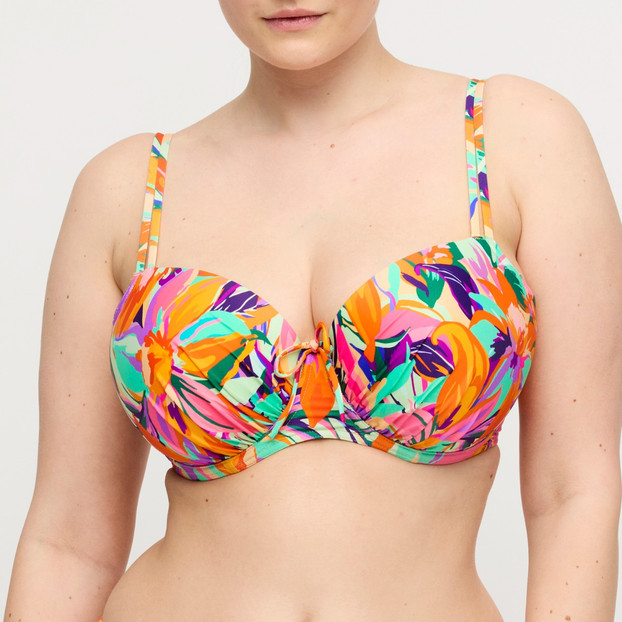 Primadonna Swim Varadeo Vorgeformtes Balconette Bikini Oberteil Bright Tropics
