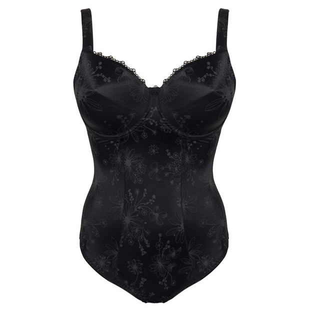 Ulla Viola Body mit Bügel Schwarz