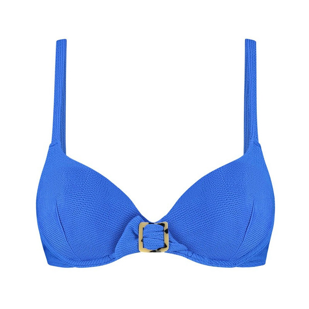 Cyell Badmode Wavy Blue Vorgeformtes Bikini Oberteil