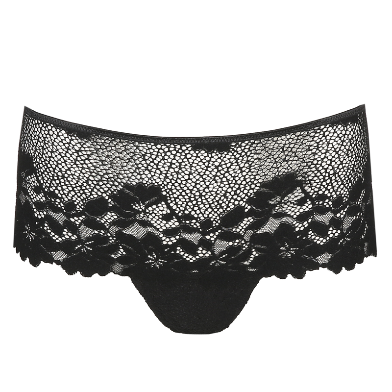 Prima Donna Twist Abbey Road Hotpants Schwarz Gold Spitze Retro Dessous Slips 
