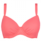 Solid Vorgeformtes Balconette Bikini Oberteil