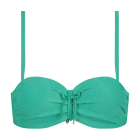 Deep Green Bandeau Bikini Oberteil