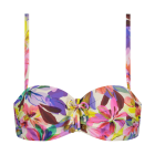 Fluid Flowers Bandeau Bikini Oberteil