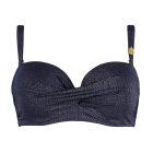 Midnight Sparkle Bandeau Bikini Oberteil