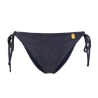 Midnight Sparkle Bikini Hose mit Seitlichen Bändern