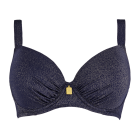 Midnight Sparkle Vorgeformtes Balconette Bikini Oberteil