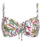 Wajang Floral Bügel Bikini Oberteil