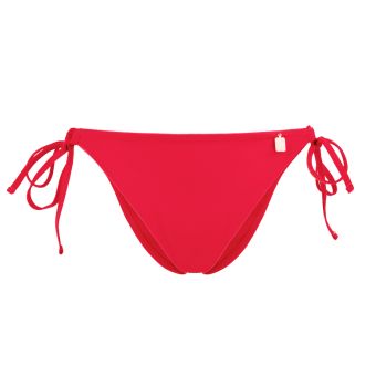 Cherry Pink Bikini Hose mit Seitlichen Bändern