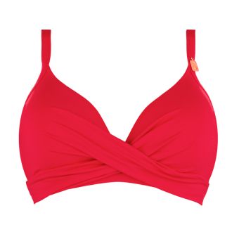 Cherry Pink Twist Bikini Oberteil