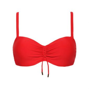 Chinese Red Multiway Bikini Oberteil
