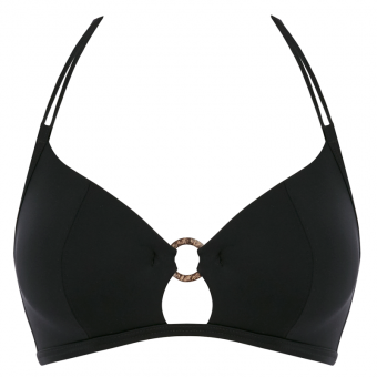 Coco Wave Wattiertes Triangle Bikini Oberteil