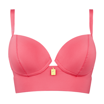 Cotton Candy Longline Bikini Oberteil