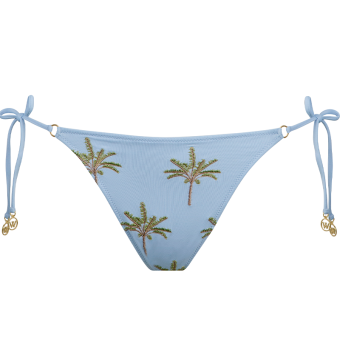 Island Souvenir Bikini Hose mit Seitlichen Bändern