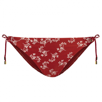 Little Leaves Bikini Hose mit Seitlichen Bändern