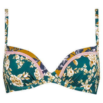 Ottomane Flower Vorgeformtes Bikini Oberteil