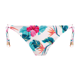 Palm Paradise Bikini Hose mit Seitlichen Bändern