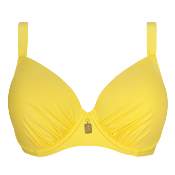 Plain Vorgeformtes Balconette Bikini Oberteil