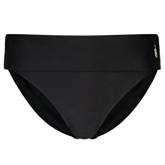 Plain Bikini Hose mit Umschlag