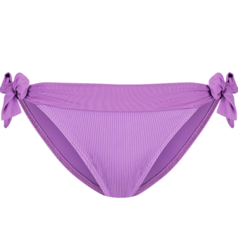 Purple Rain Bikini Hose mit Seitlichen Bändern