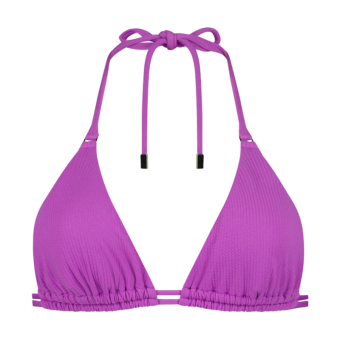 Purple Flash Triangle Bikini Oberteil