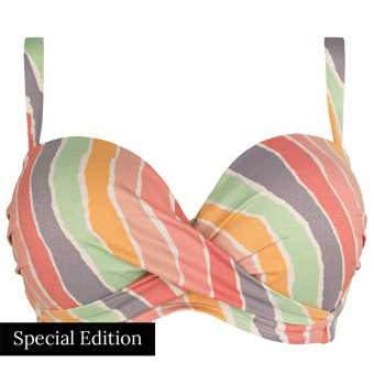 Rainbow Bandeau Bikinitop