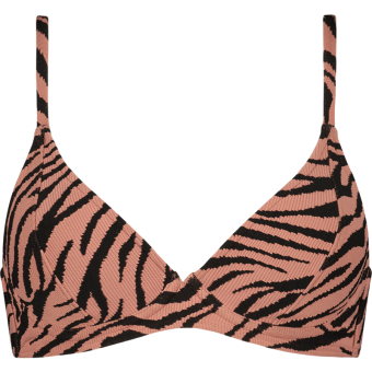 Rose Zebra Bügel Bikinitop