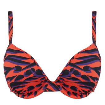 Tiger Bay Plunge Bikini Oberteil