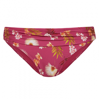 Wild Orchid Bikinihose mit Plisséebündchen