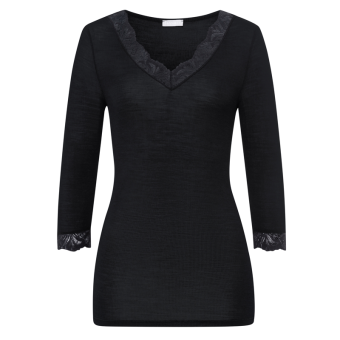 Woolen Lace 3/4 Sleeve Shirt