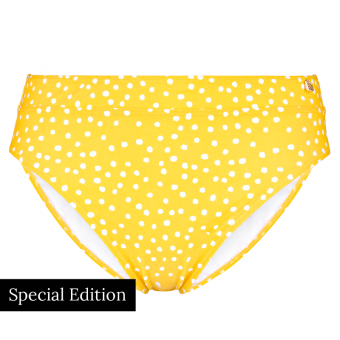Yellow Dot High Waist Bikini Hose