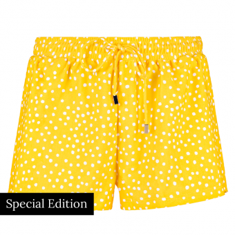 Yellow Dot Shorts